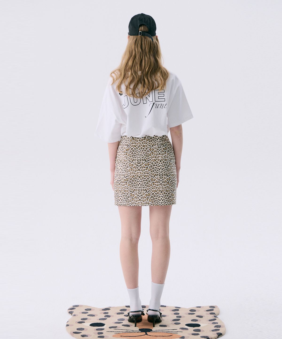 준준스페이스(JUNEJUNE SPACE) VOL11.Leopard mini skirt_Beige(VOL11.레오파드 미니스커트_베이지)