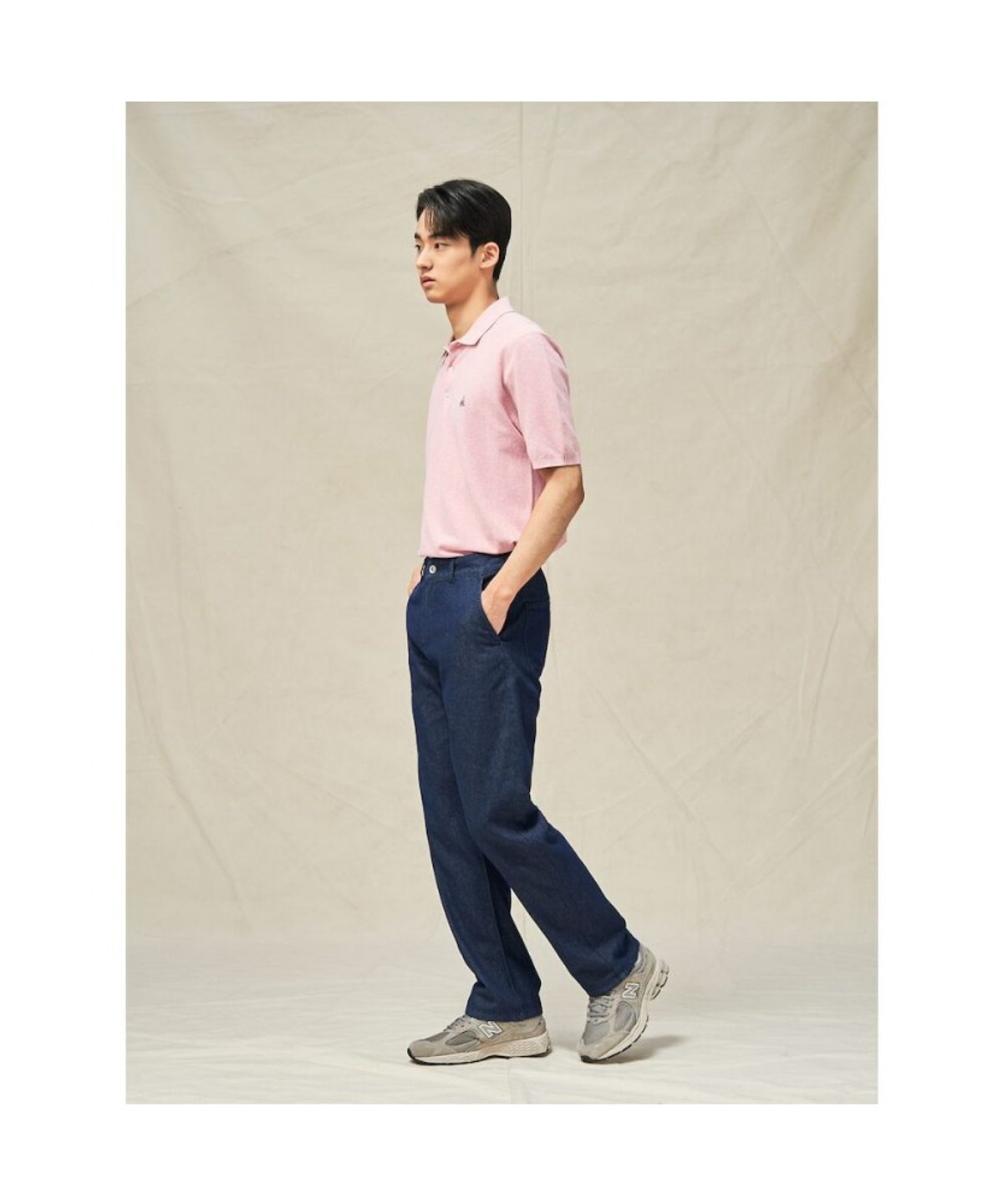 빈폴 멘(BEANPOLE MEN) 스트레이트 데님 팬츠  네이비 (BC5321C63R)