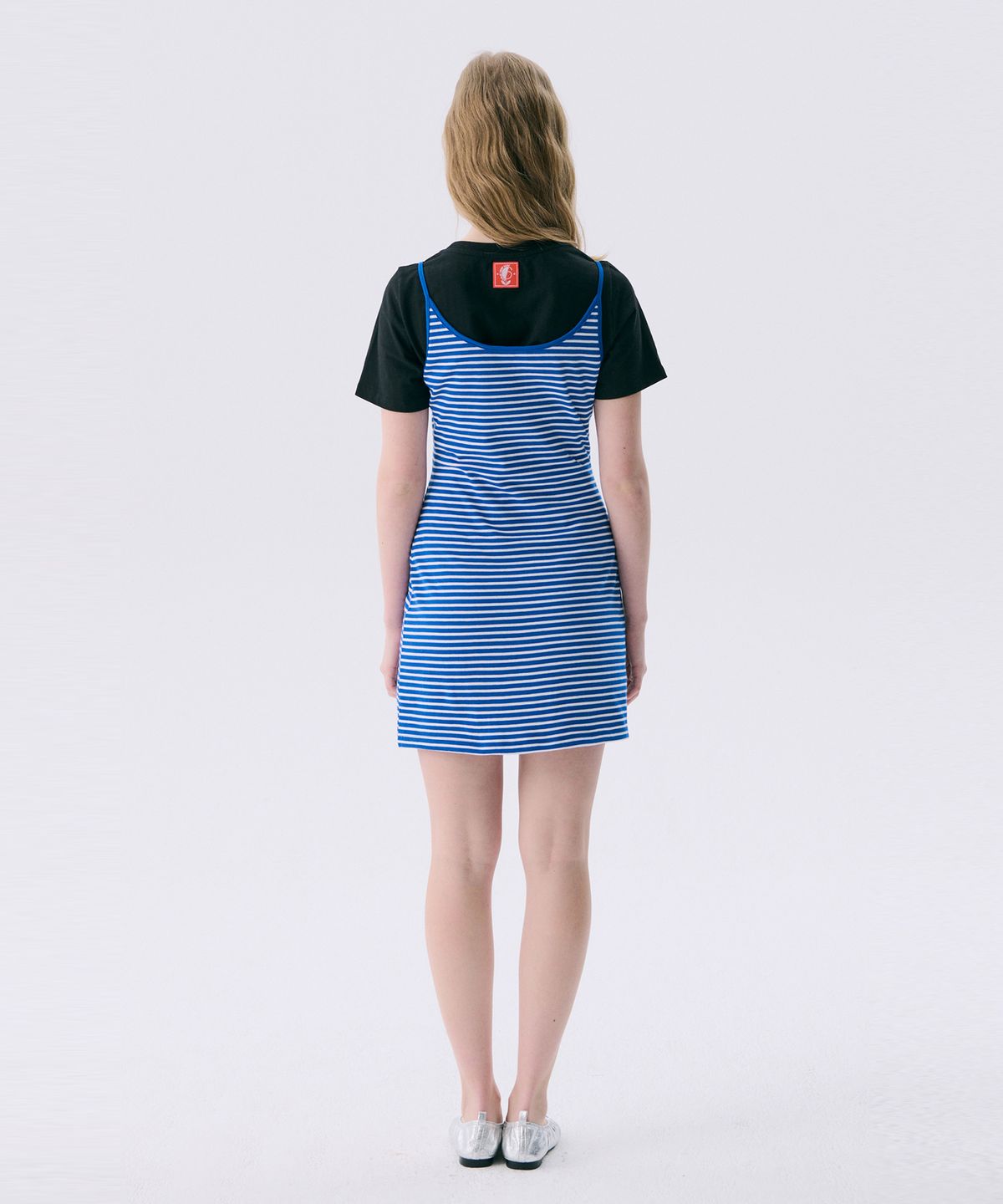준준스페이스(JUNEJUNE SPACE) VOL11.Stripe Mini Jersey Dress_Blue(VOL11.스트라이프 미니저지 원피스_블루)