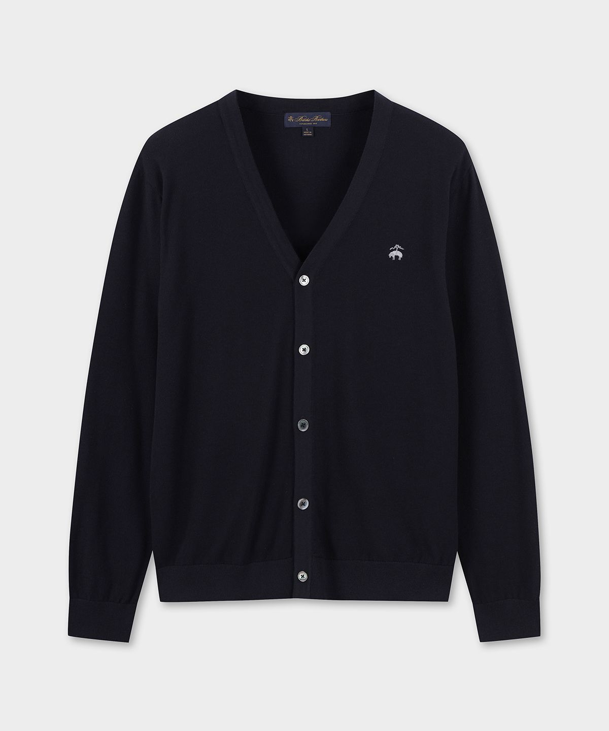 브룩스 브라더스(BROOKS BROTHERS) 코튼 피케 가디건 (다크네이비) (BBWCMB101ARFS)