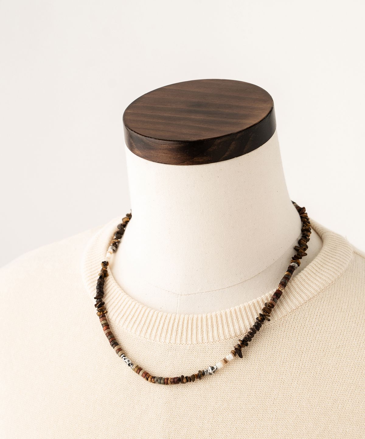 와일드 브릭스(WILD BRICKS) W23 ETHNIC NECKLACE (brown)