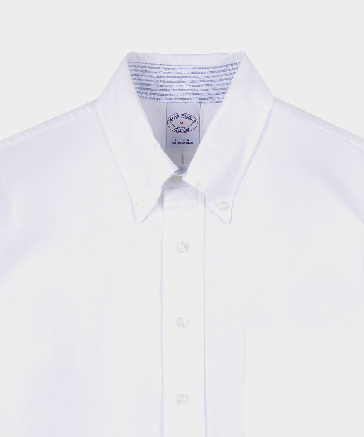 브룩스 브라더스(BROOKS BROTHERS) 프라이데이 옥스포드 팝오버 셔츠 (화이트) (BBTHMM7818AFS)