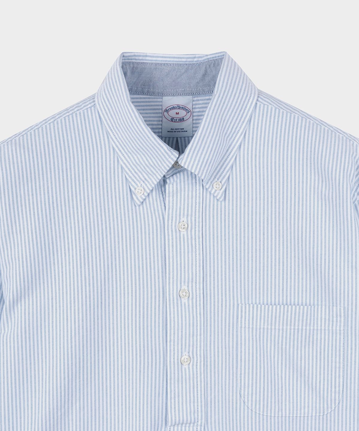 브룩스 브라더스(BROOKS BROTHERS) 프라이데이 옥스포드 팝오버 스포츠셔츠 (블루) (BBTHMM7816MFS)
