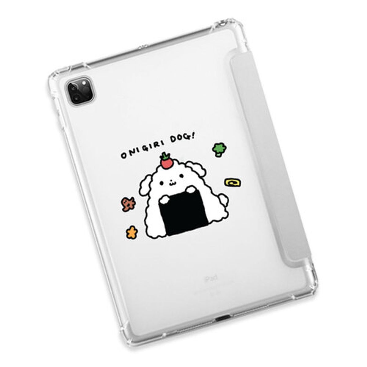 이레케이스앤굿즈(IRECASEGOODS) 주먹밥퍼피 갤럭시탭 아이패드 애플펜슬 수납가능 풀커버 케이스