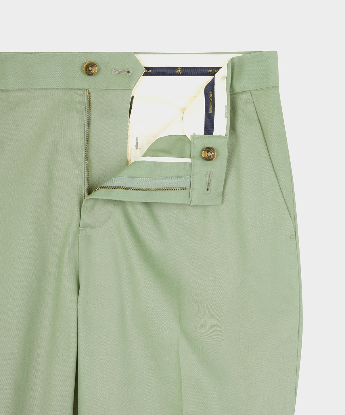 브룩스 브라더스(BROOKS BROTHERS) 슬림핏 코튼 스트레치 어드밴티지 치노 (그린) (BBPCMF8879IFS)