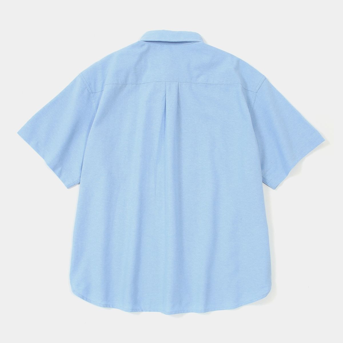 컬럼비아 유니버시티(COLUMBIA UNIVERSITY) SL-LABEL ONE POCKET OXFORD S/S SHIRTS 블루