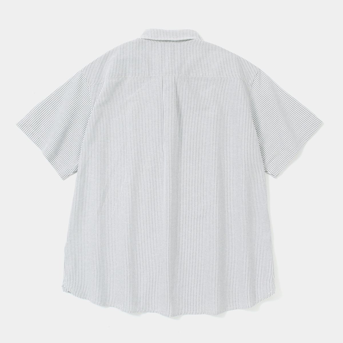 컬럼비아 유니버시티(COLUMBIA UNIVERSITY) SL-LABEL ONE POCKET OXFORD S/S SHIRTS 그레이스트라이프