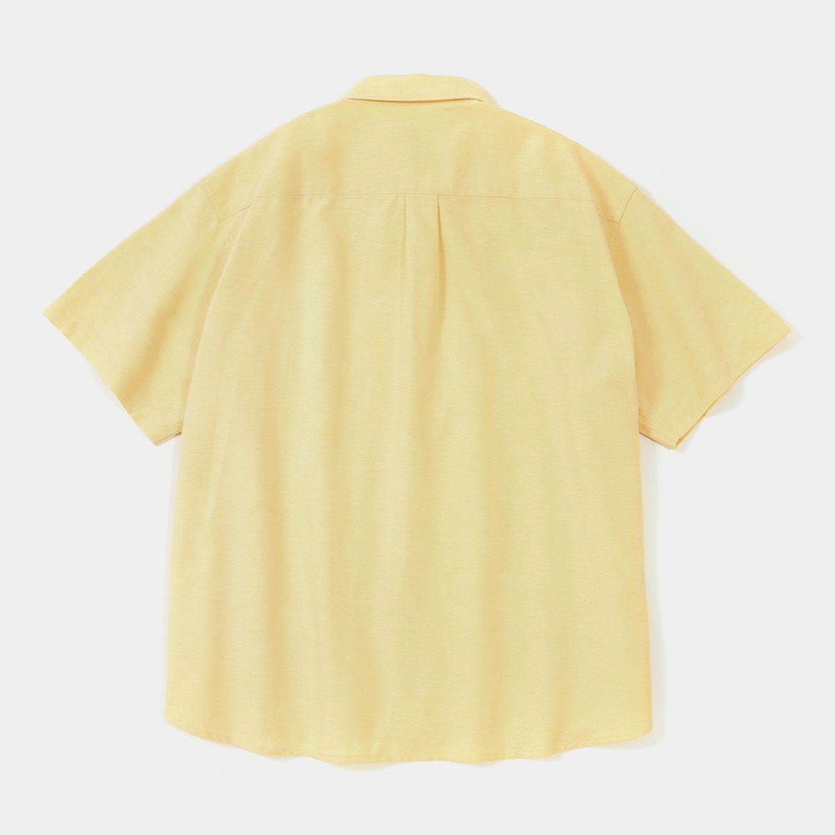 컬럼비아 유니버시티(COLUMBIA UNIVERSITY) SL-LABEL ONE POCKET OXFORD S/S SHIRTS 옐로우