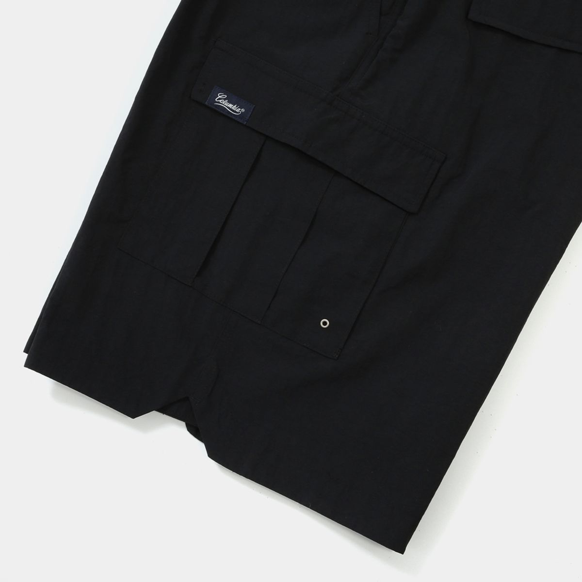 컬럼비아 유니버시티(COLUMBIA UNIVERSITY) STREET LABEL LOOSE FIT CARGO BERMUDA SHORTS PANTS 블랙