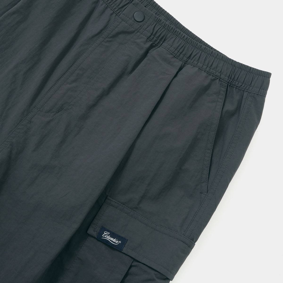 컬럼비아 유니버시티(COLUMBIA UNIVERSITY) STREET LABEL LOOSE FIT CARGO BERMUDA SHORTS PANTS 차콜
