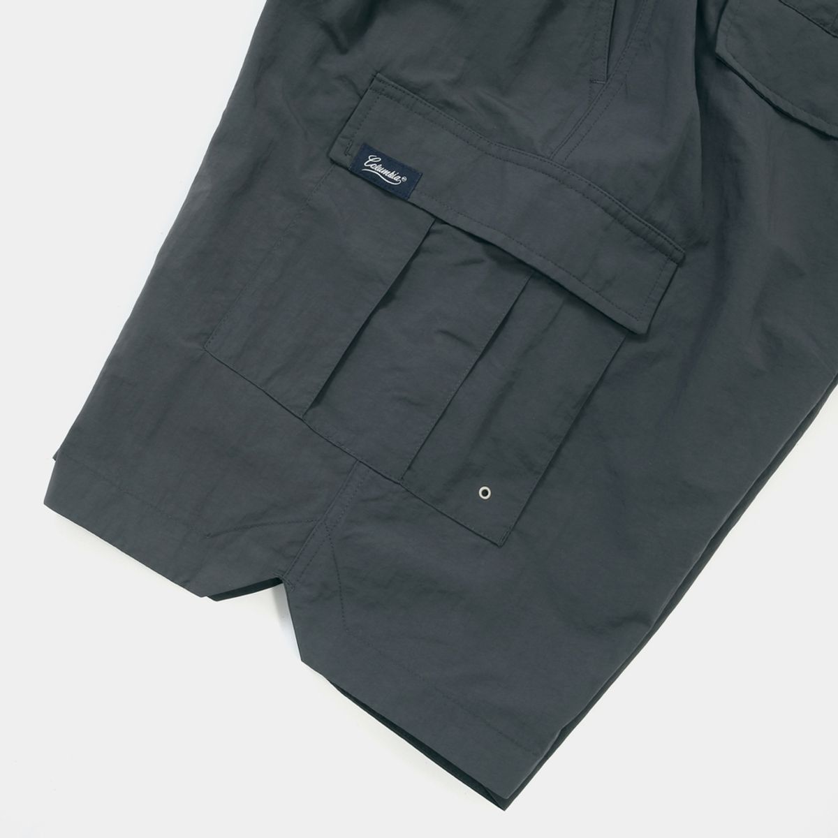컬럼비아 유니버시티(COLUMBIA UNIVERSITY) STREET LABEL LOOSE FIT CARGO BERMUDA SHORTS PANTS 차콜