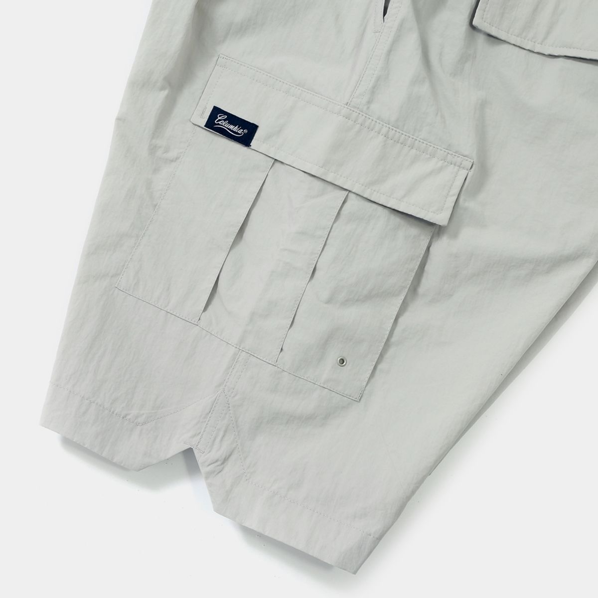 컬럼비아 유니버시티(COLUMBIA UNIVERSITY) STREET LABEL LOOSE FIT CARGO BERMUDA SHORTS PANTS 라이트그레이