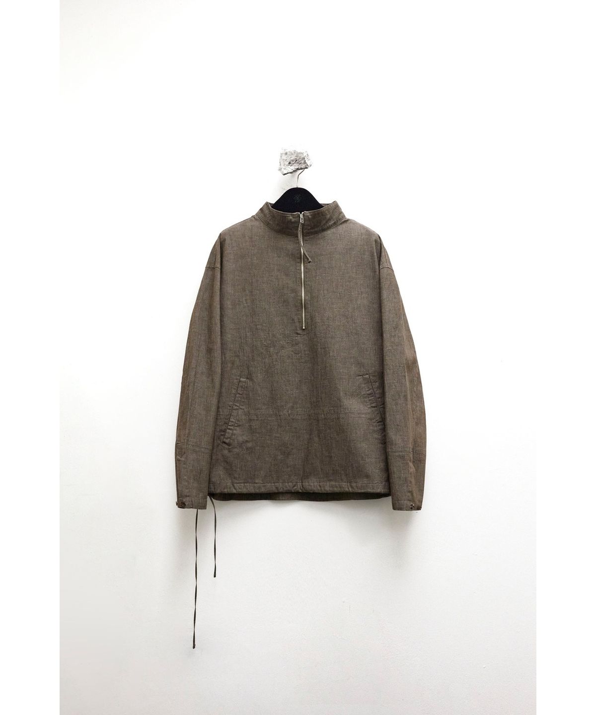유스(YOUTH) Denim Smock Top - Washed Brown