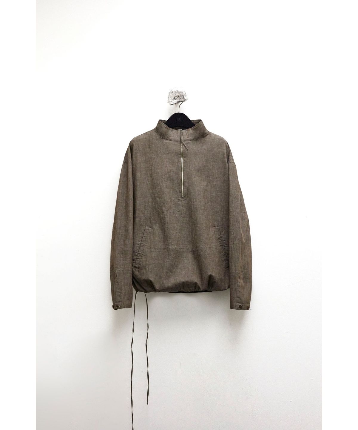 유스(YOUTH) Denim Smock Top - Washed Brown