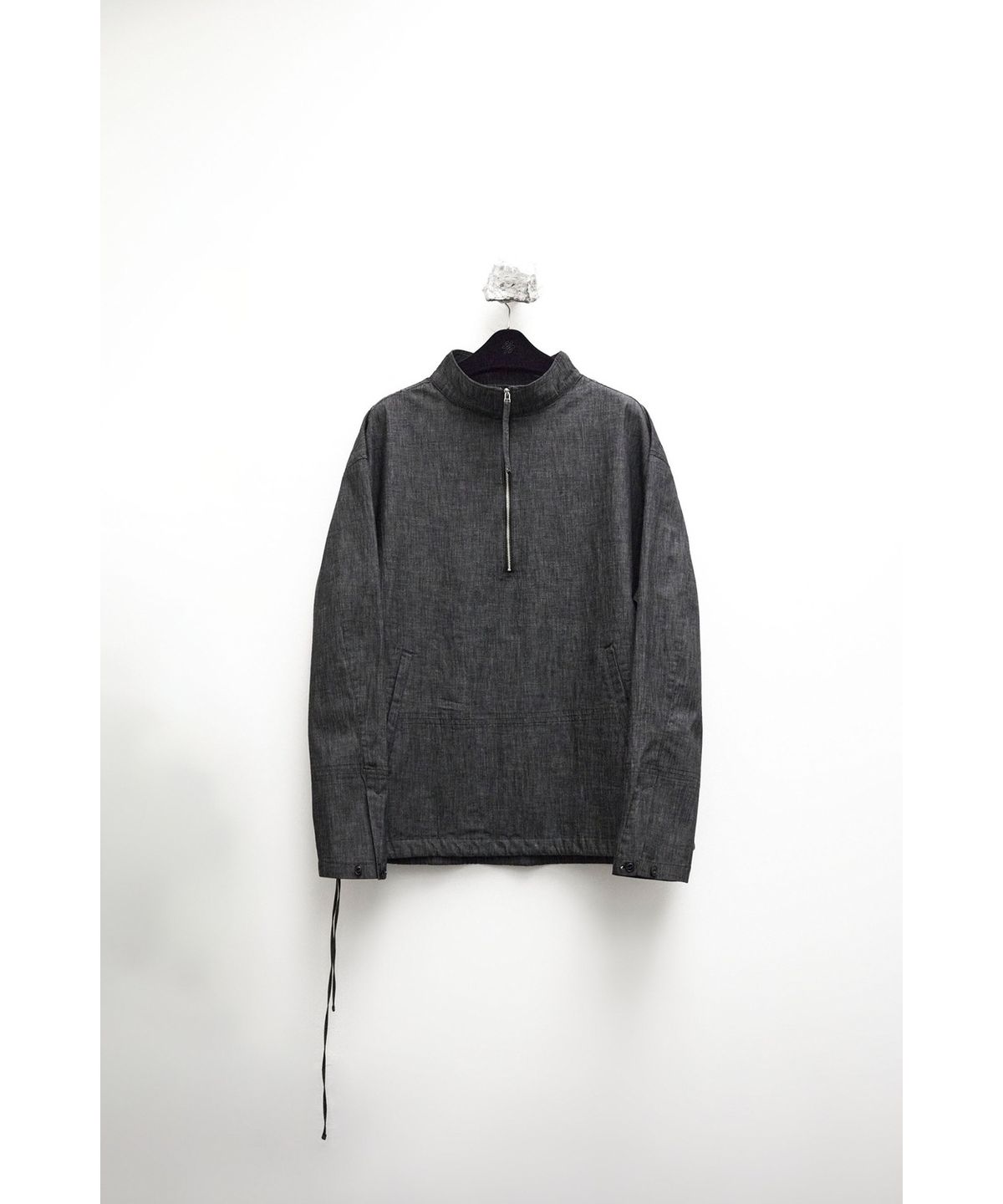 유스(YOUTH) Denim Smock Top - Washed Black