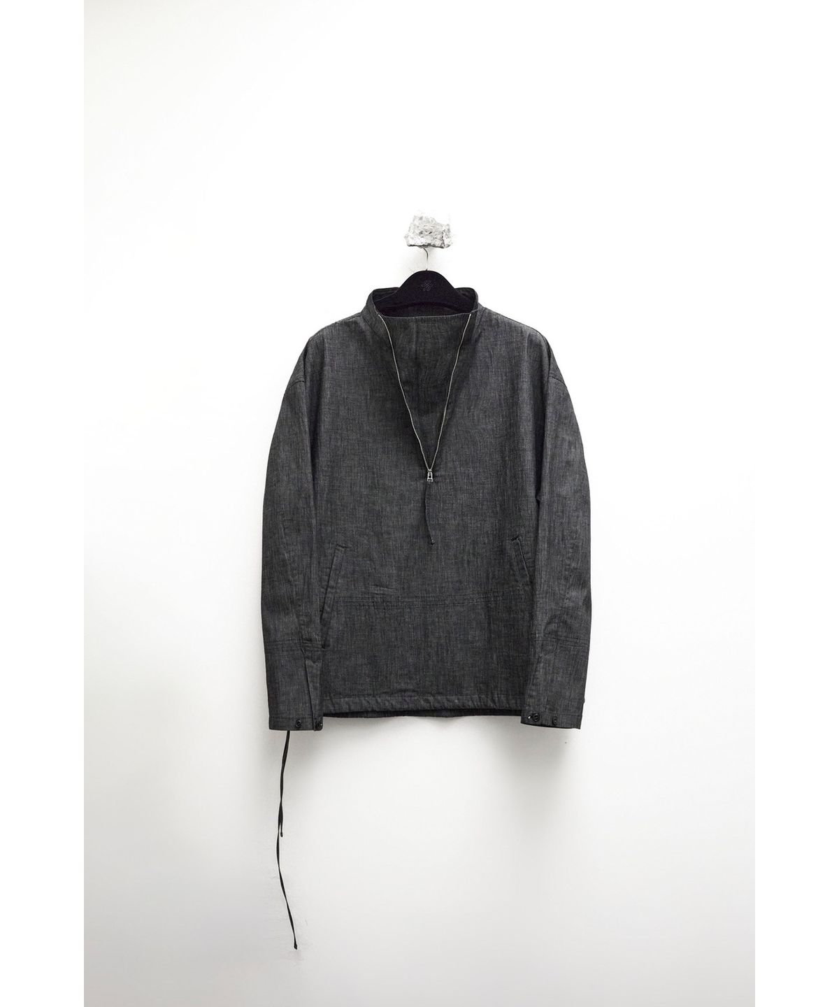 유스(YOUTH) Denim Smock Top - Washed Black
