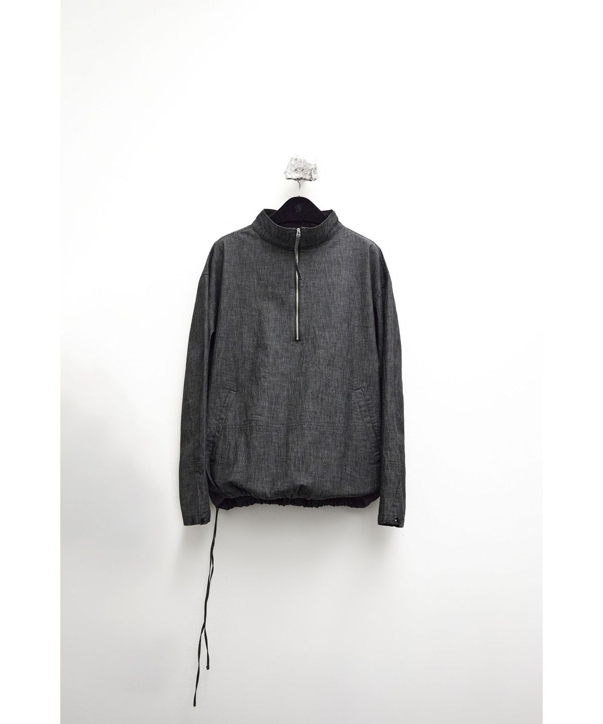 유스(YOUTH) Denim Smock Top - Washed Black