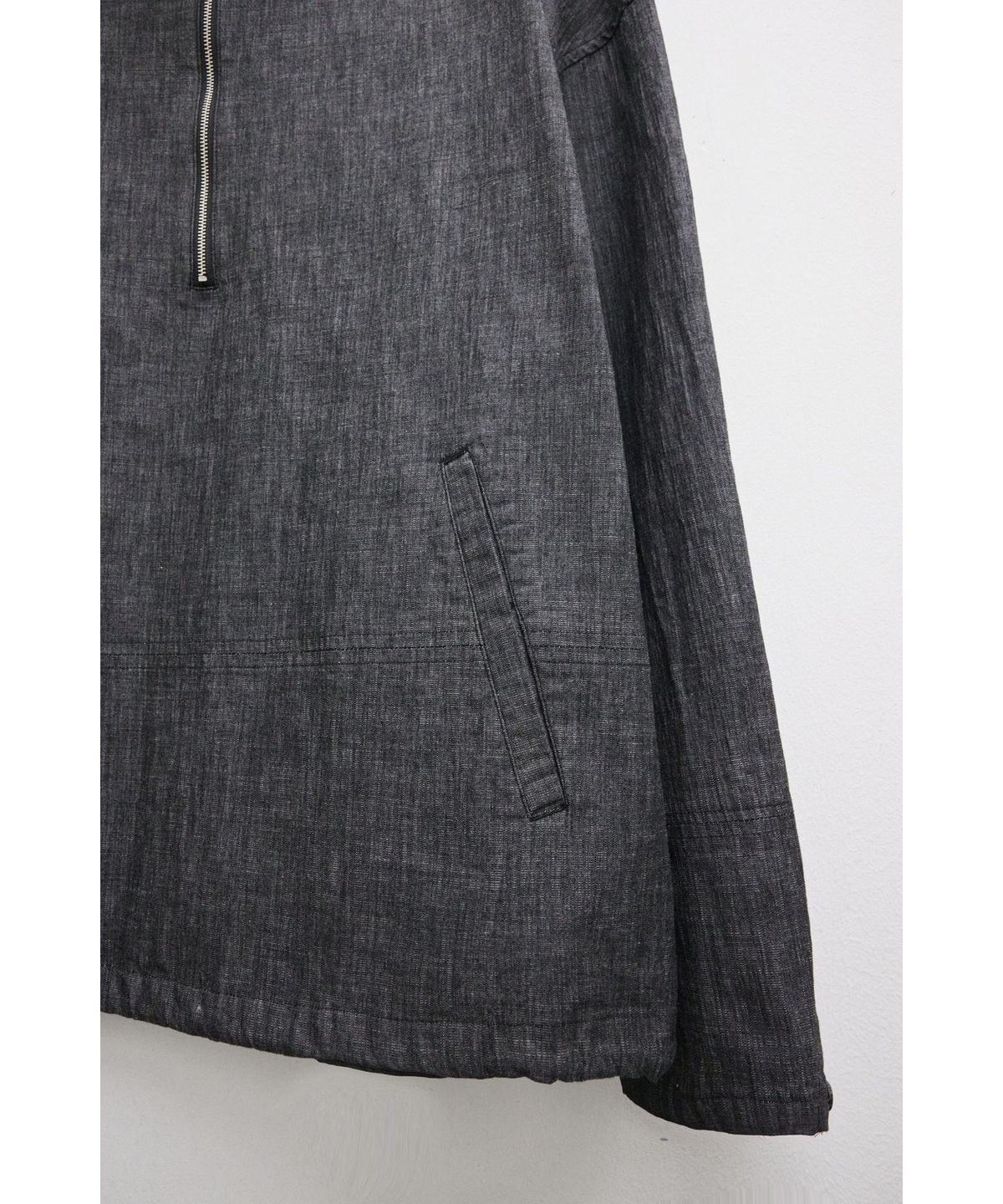 유스(YOUTH) Denim Smock Top - Washed Black