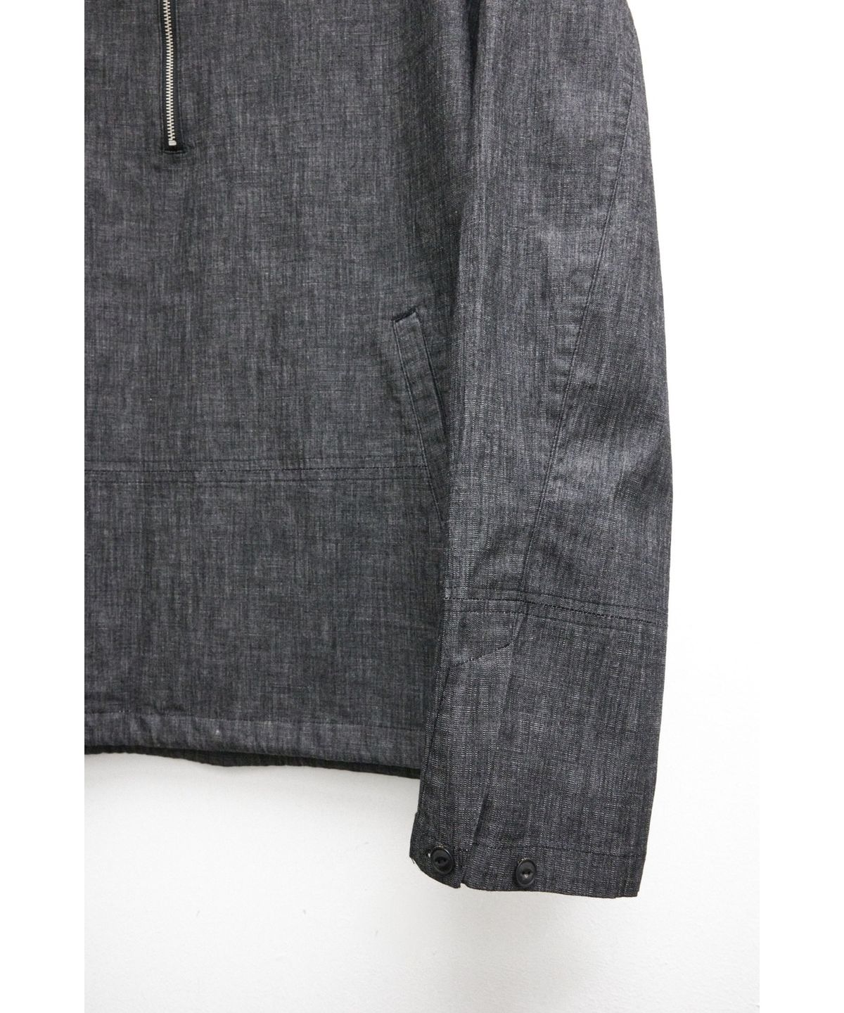 유스(YOUTH) Denim Smock Top - Washed Black