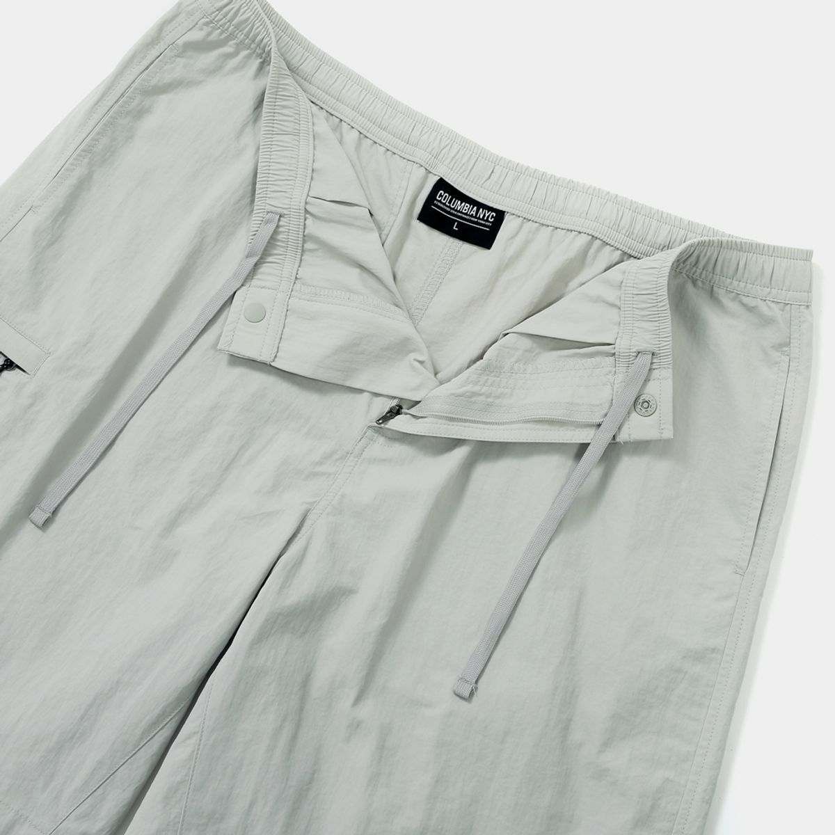 컬럼비아 유니버시티(COLUMBIA UNIVERSITY) CU SIG LOGO REGULAR FIT BASIC SHORTS PANTS 라이트그레이
