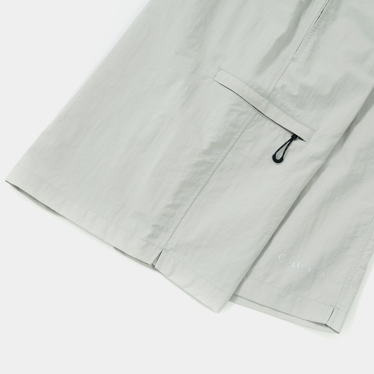 컬럼비아 유니버시티(COLUMBIA UNIVERSITY) CU SIG LOGO REGULAR FIT BASIC SHORTS PANTS 라이트그레이