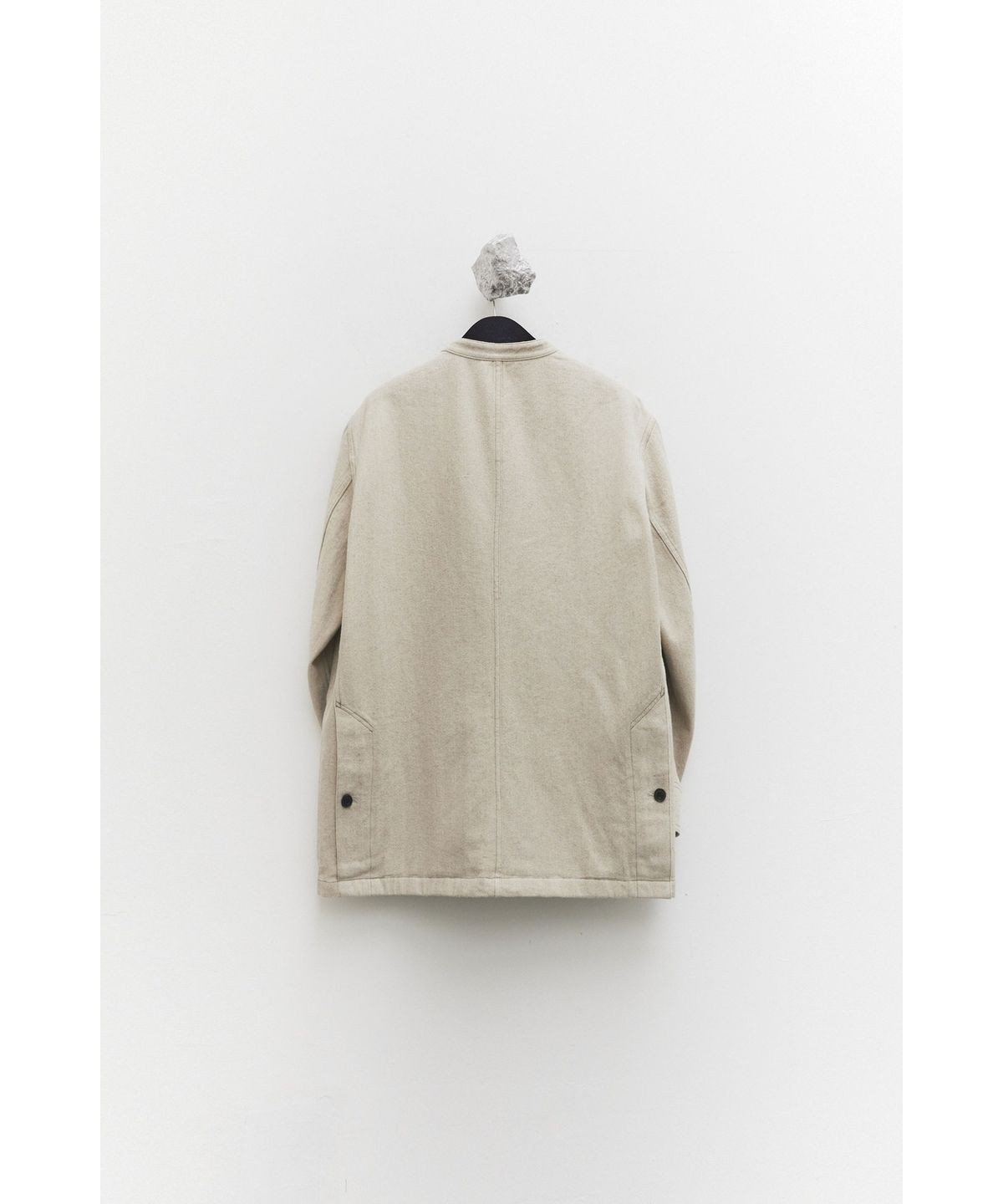 유스(YOUTH) Stand Collar Work Jacket - Beige
