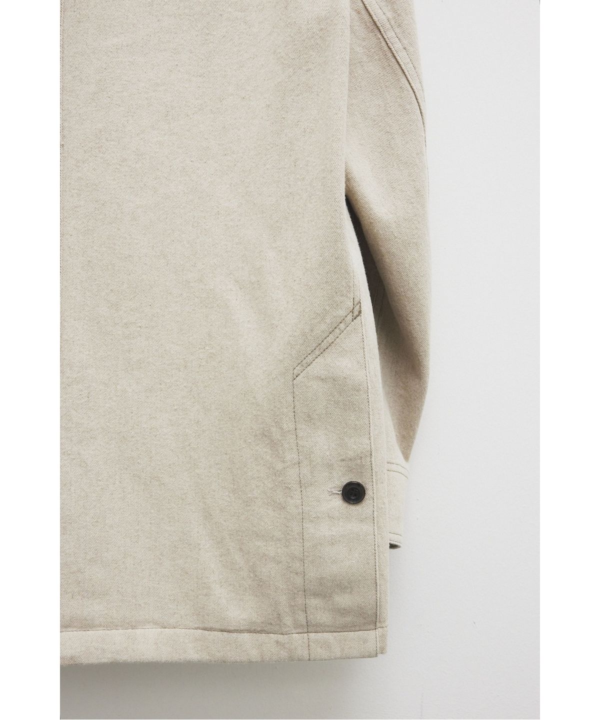 유스(YOUTH) Stand Collar Work Jacket - Beige