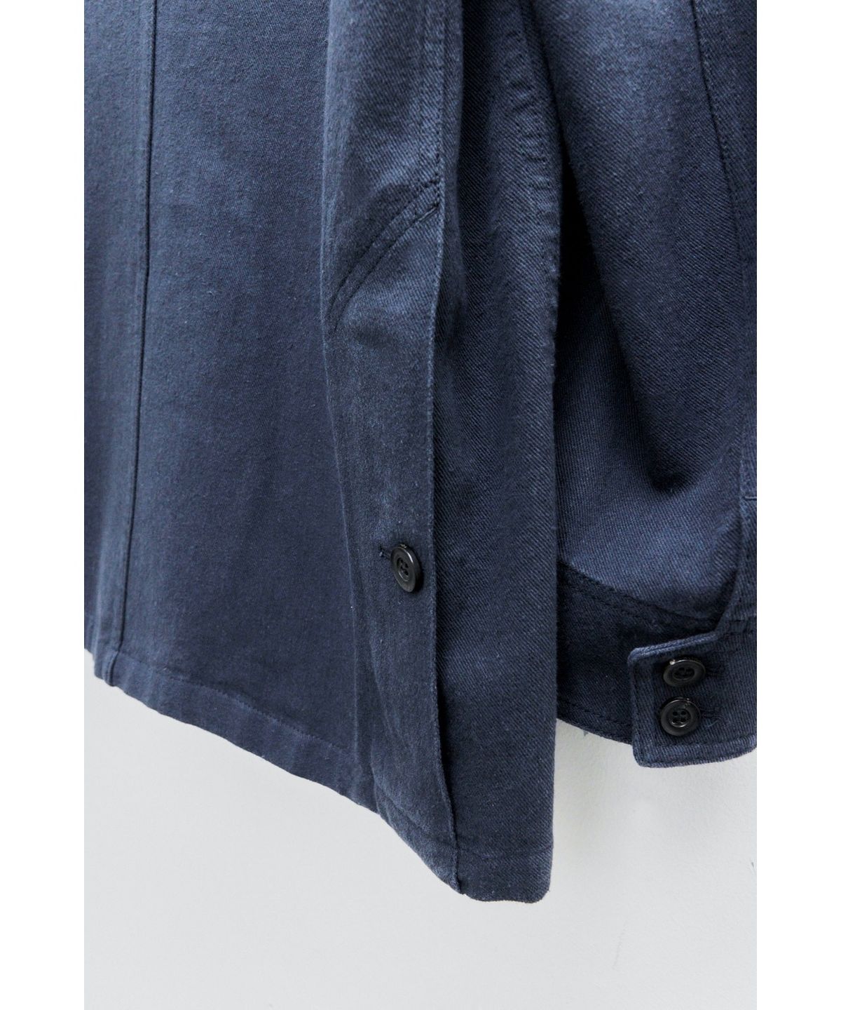 유스(YOUTH) Stand Collar Work Jacket - Dark Navy