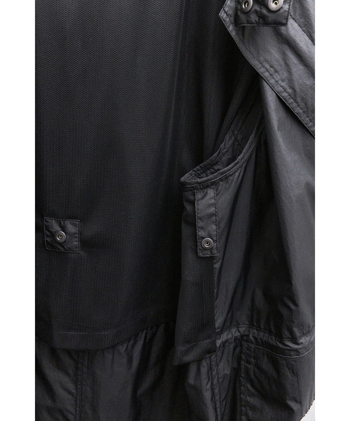 유스(YOUTH) Convertible Windbreaker Coat - Black