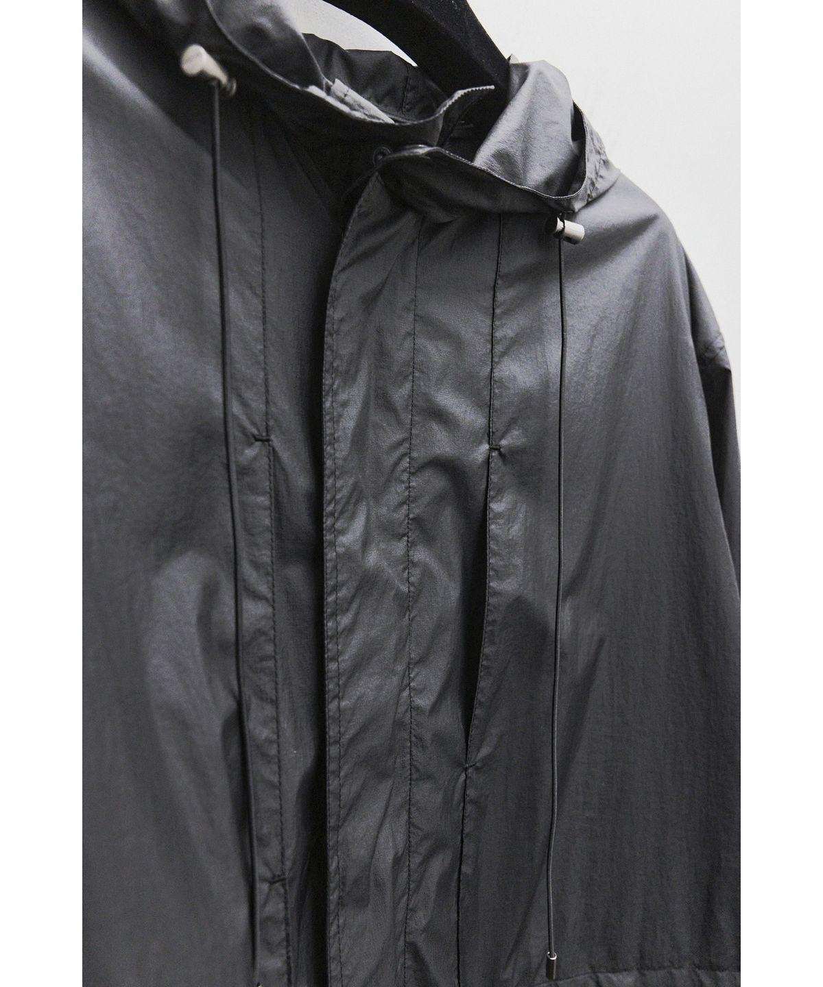 유스(YOUTH) Convertible Windbreaker Coat - Black