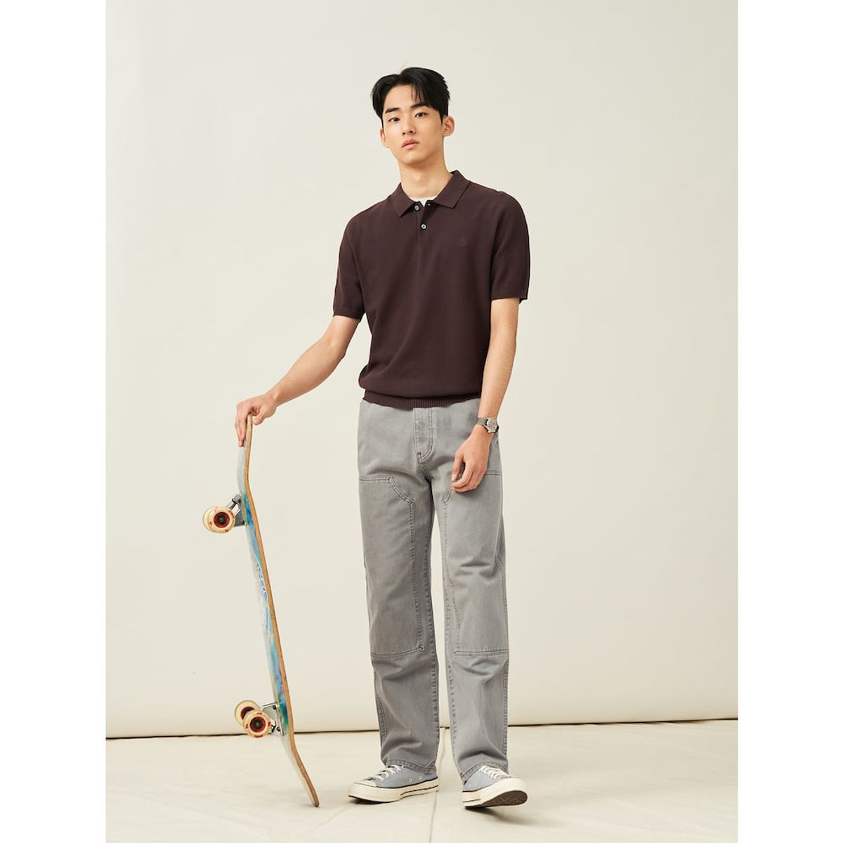 빈폴 멘(BEANPOLE MEN) 카펜터 팬츠  카키 (BC5221C32H)