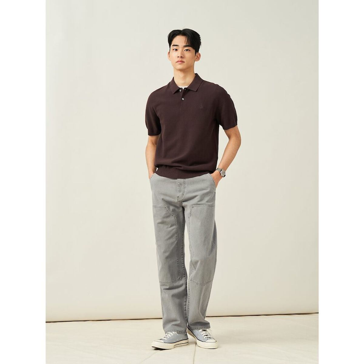 빈폴 멘(BEANPOLE MEN) 카펜터 팬츠  카키 (BC5221C32H)