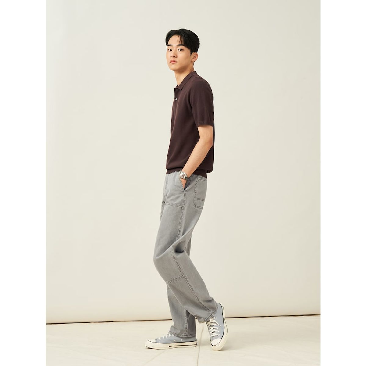 빈폴 멘(BEANPOLE MEN) 카펜터 팬츠  카키 (BC5221C32H)