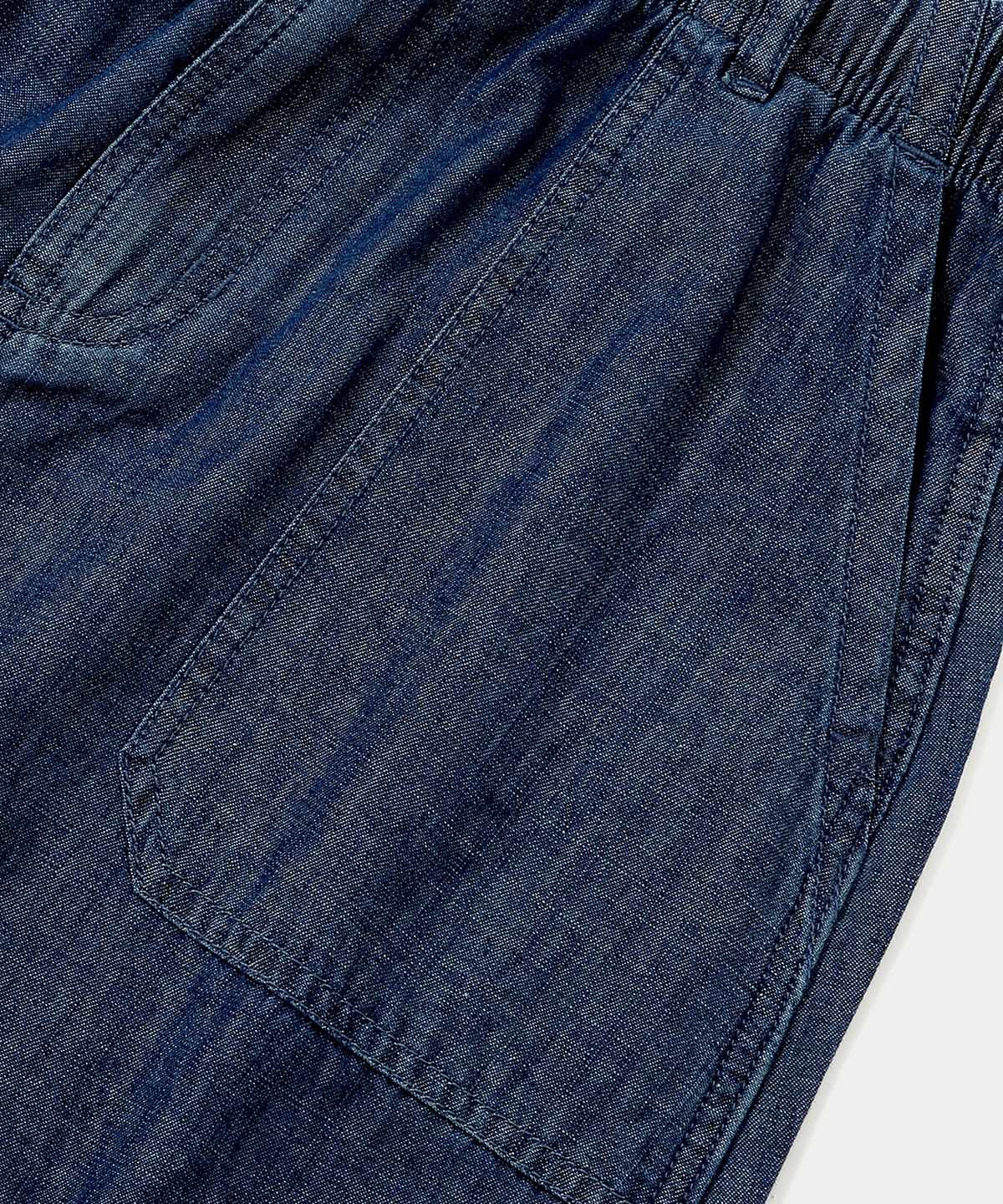 컬럼비아 유니버시티(COLUMBIA UNIVERSITY) COLUMBIA TRAJAN LABEL BELTED DENIM LONG SKIRTS 미드나잇데님