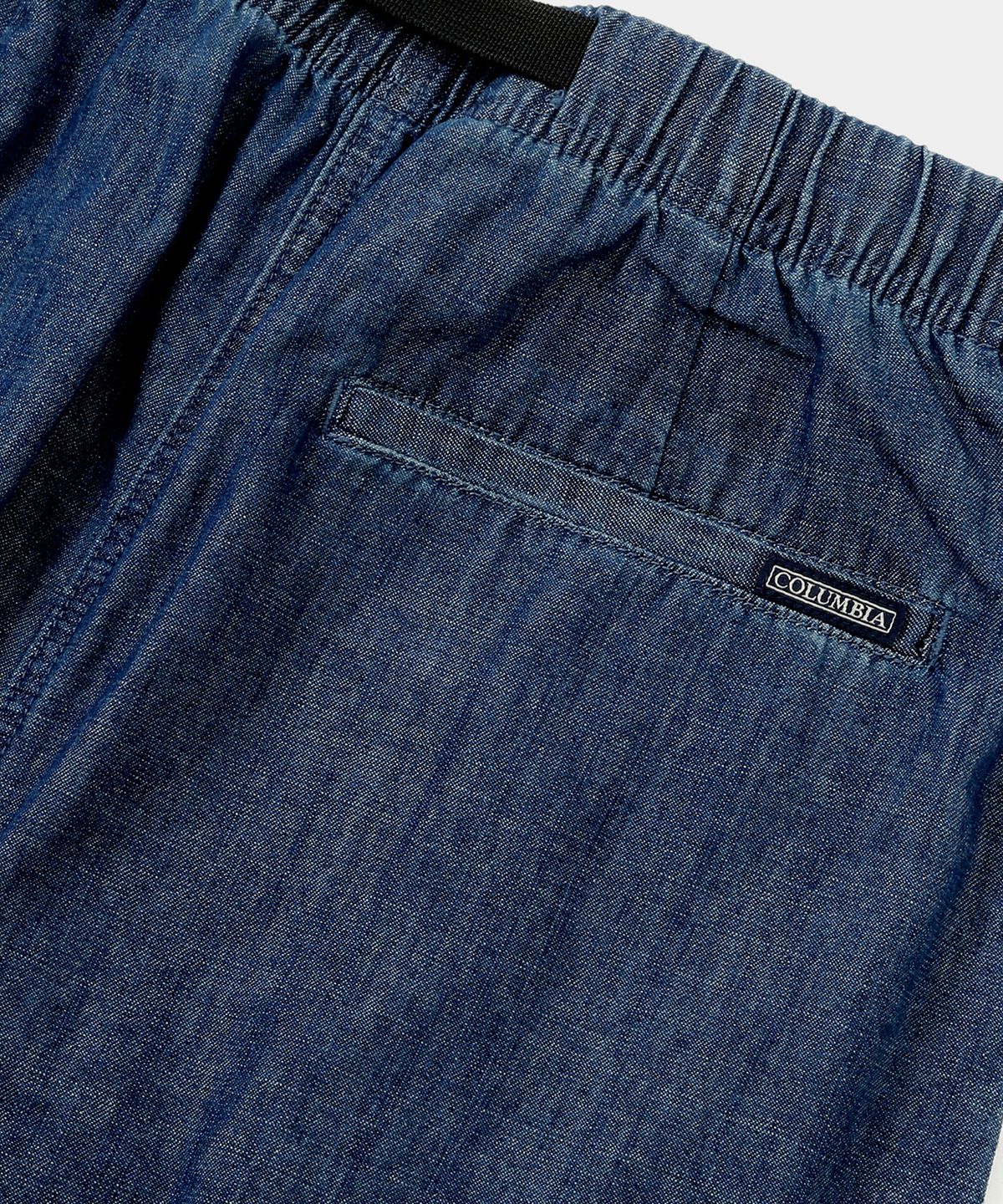 컬럼비아 유니버시티(COLUMBIA UNIVERSITY) COLUMBIA TRAJAN LABEL BELTED DENIM LONG SKIRTS 미드나잇데님