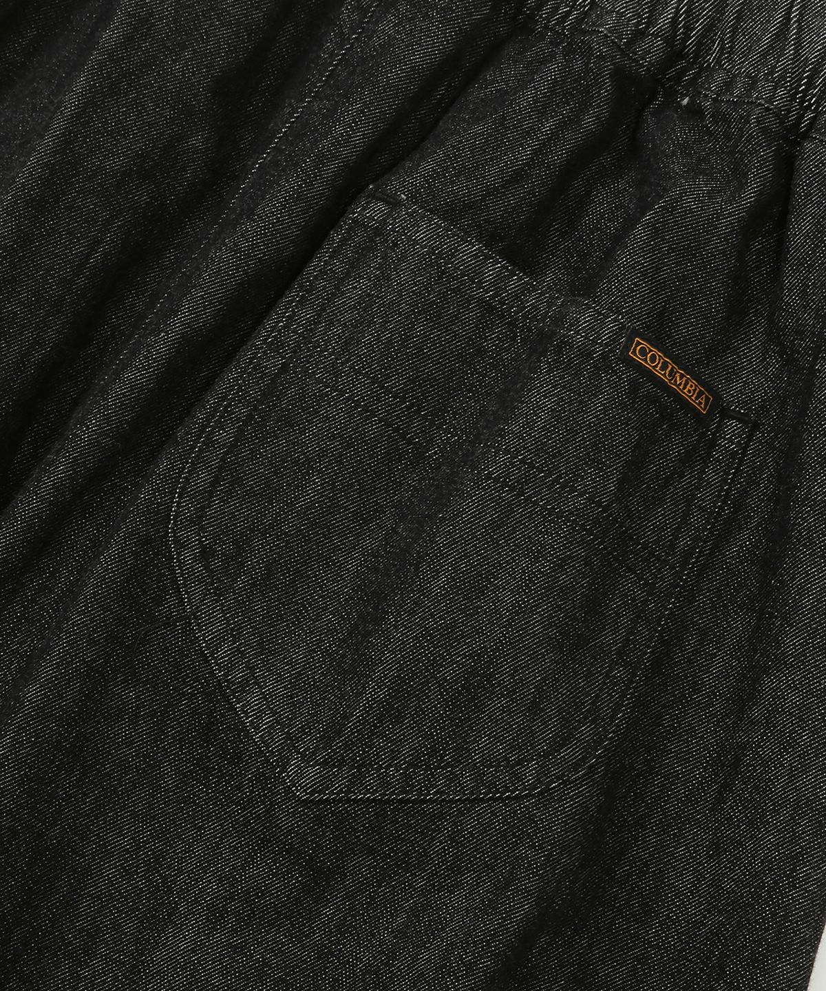 컬럼비아 유니버시티(COLUMBIA UNIVERSITY) ALL-ROUND PLEATS DENIM LONG SKIRTS 블랙데님