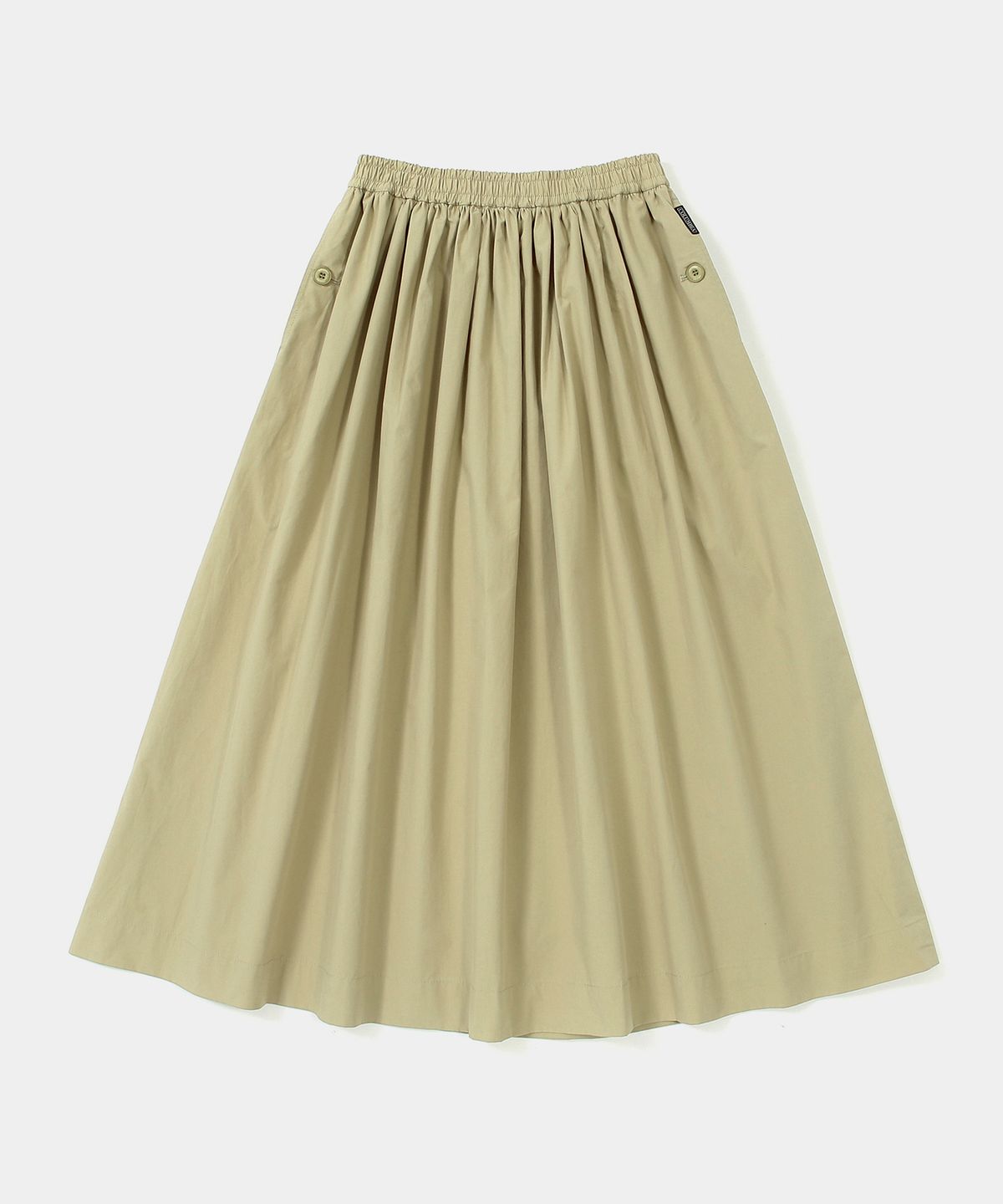 컬럼비아 유니버시티(COLUMBIA UNIVERSITY) ALL-ROUND PLEATS COTTON LONG SKIRTS 베이지