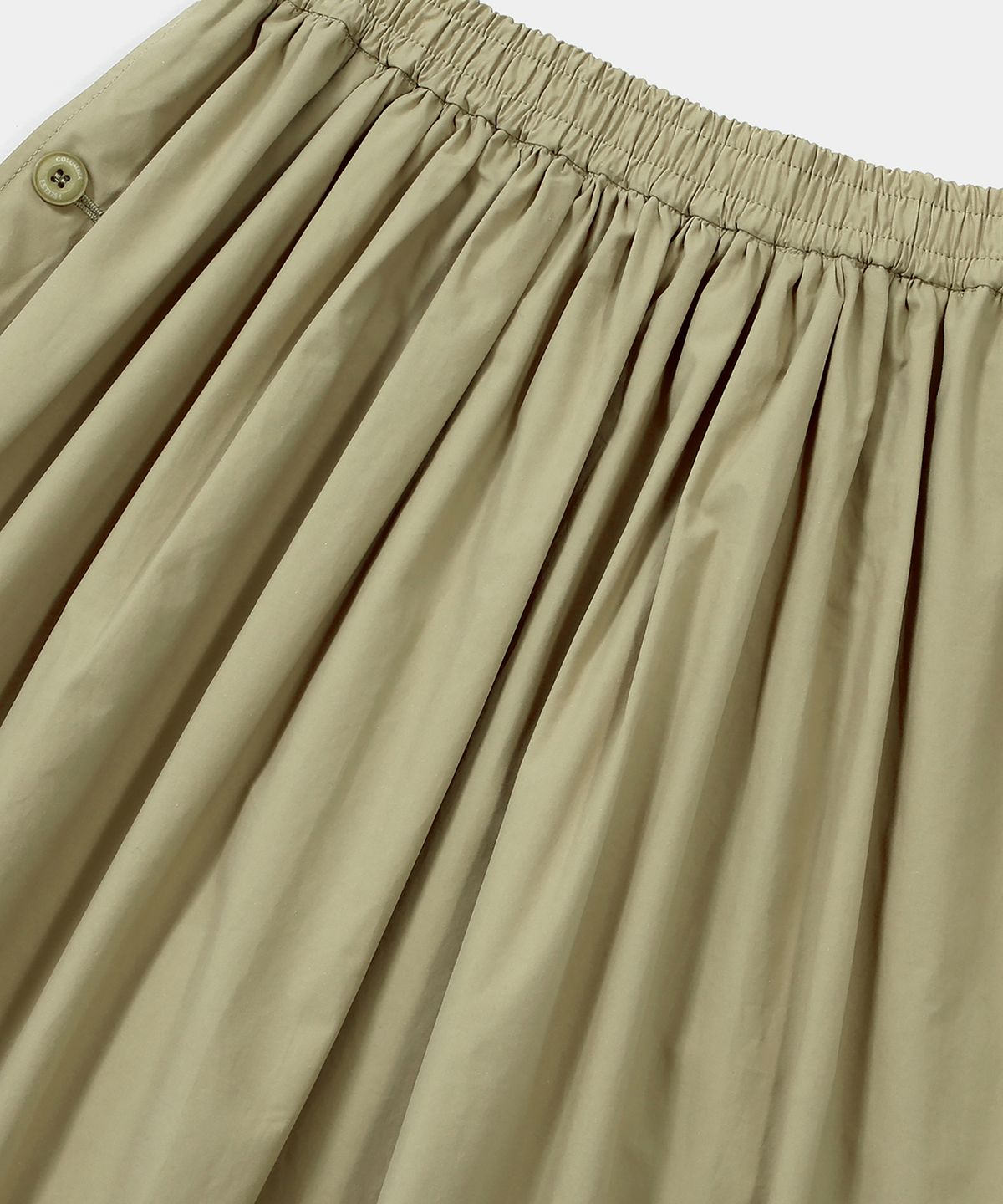 컬럼비아 유니버시티(COLUMBIA UNIVERSITY) ALL-ROUND PLEATS COTTON LONG SKIRTS 베이지