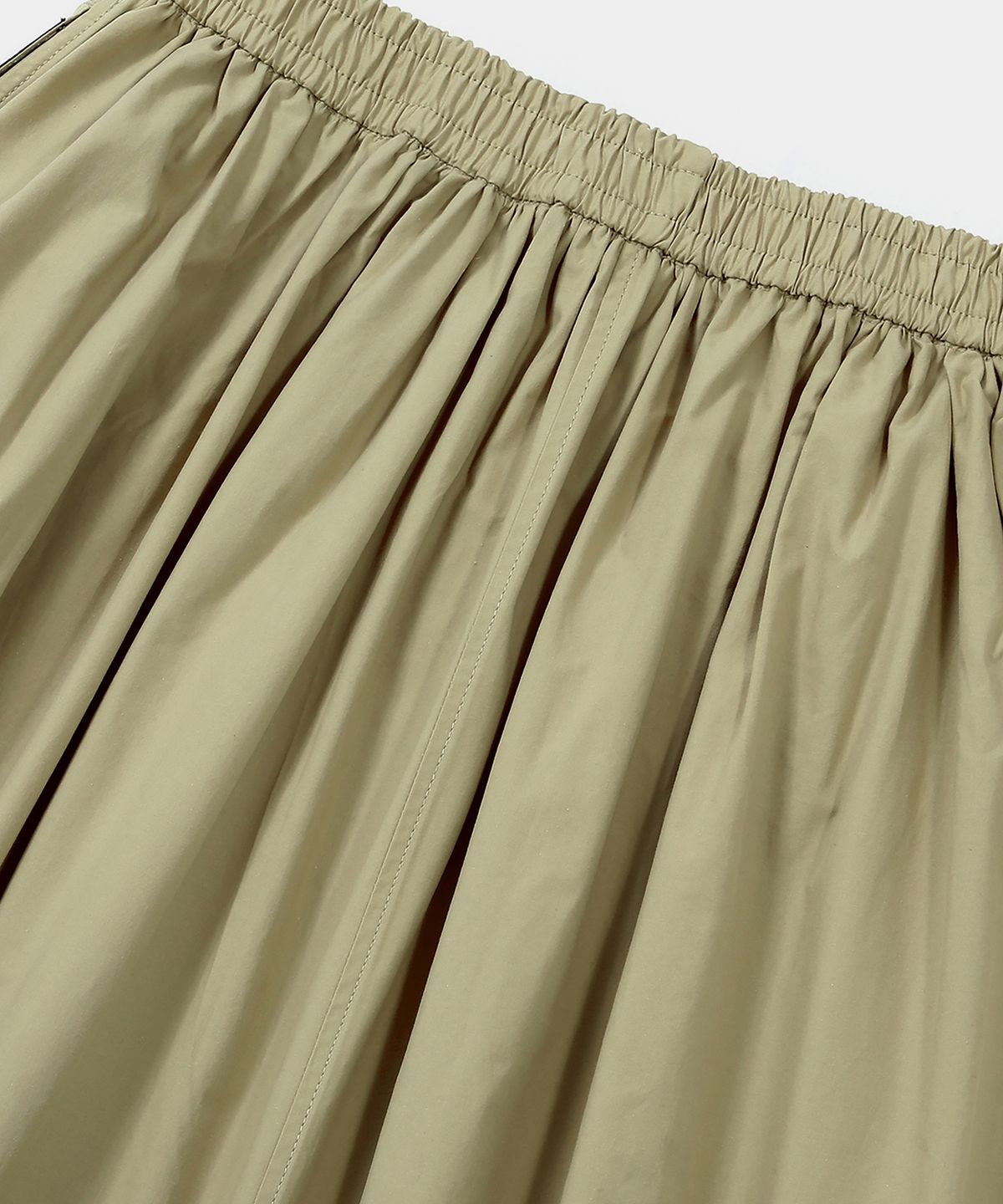 컬럼비아 유니버시티(COLUMBIA UNIVERSITY) ALL-ROUND PLEATS COTTON LONG SKIRTS 베이지