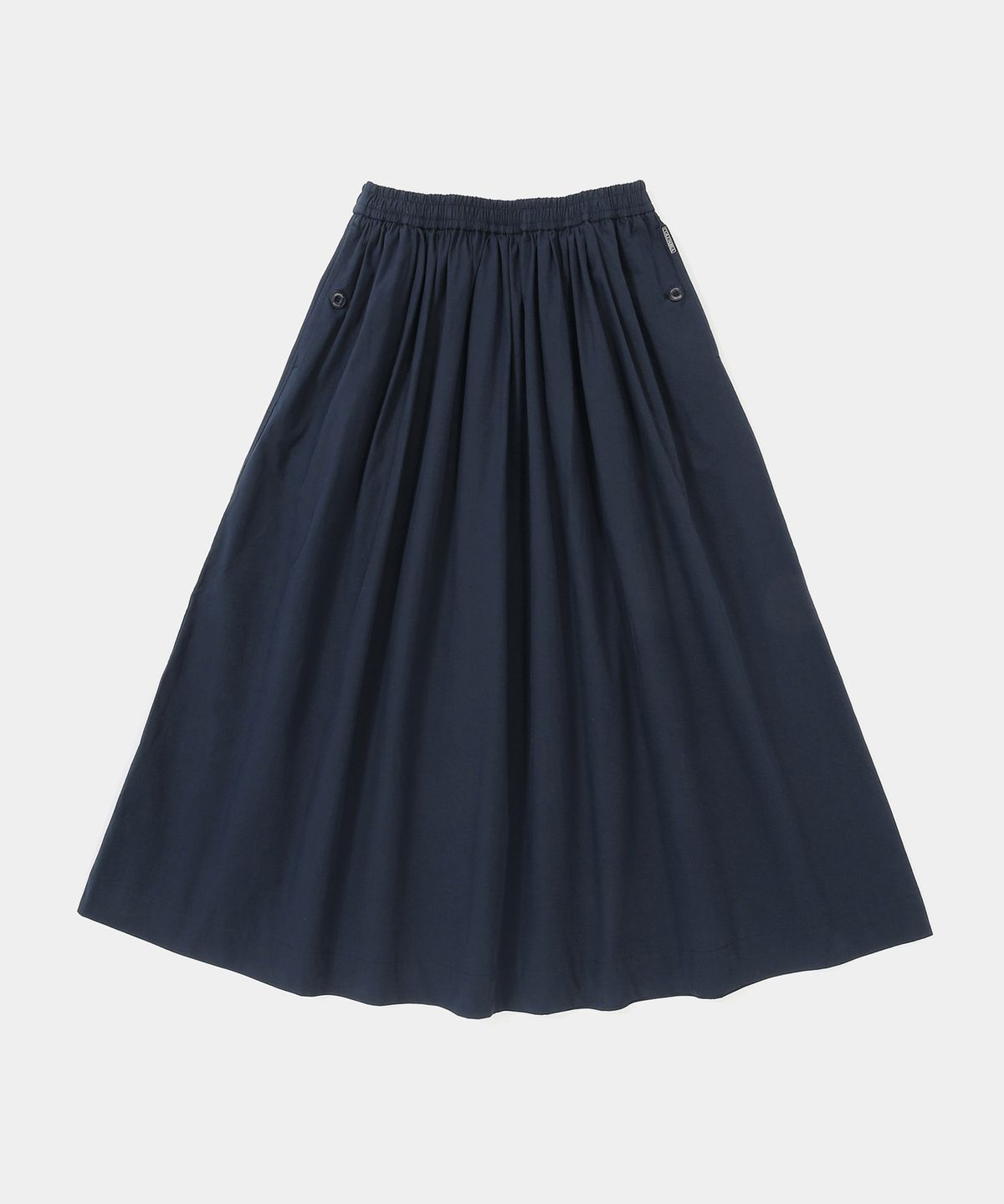 컬럼비아 유니버시티(COLUMBIA UNIVERSITY) ALL-ROUND PLEATS COTTON LONG SKIRTS 크라운네이비