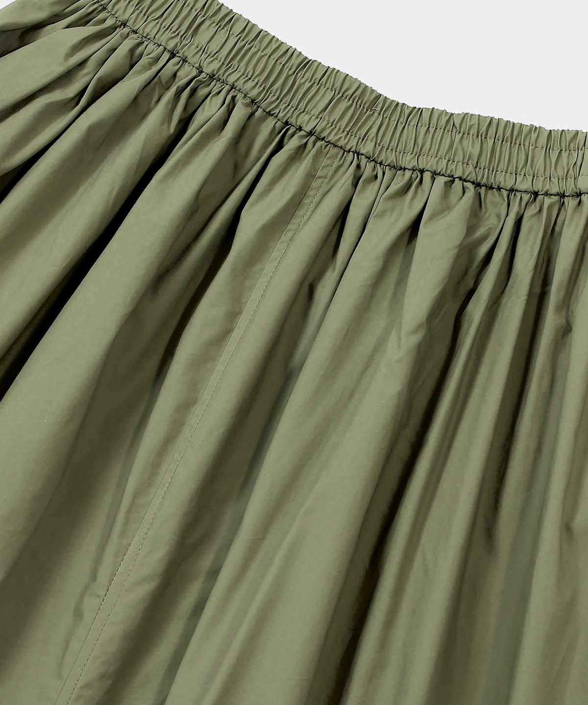 컬럼비아 유니버시티(COLUMBIA UNIVERSITY) ALL-ROUND PLEATS COTTON LONG SKIRTS 카키