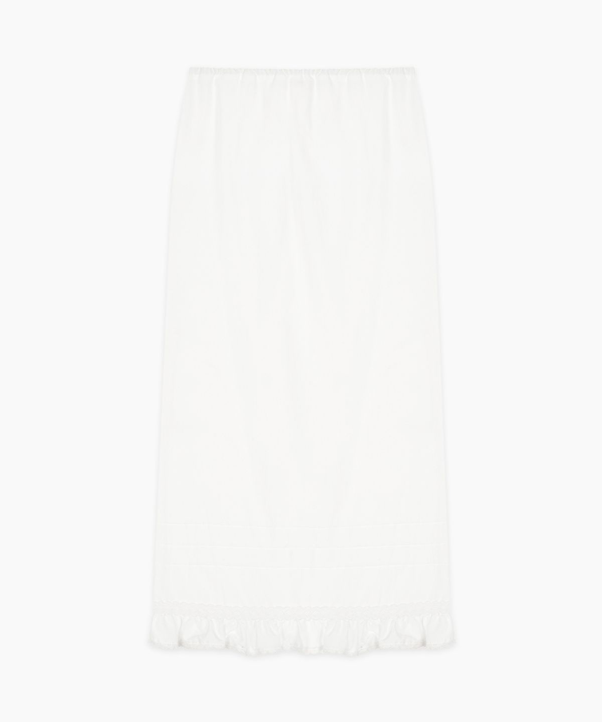 시눈(SINOON) Pintuck Long Skirt (White)