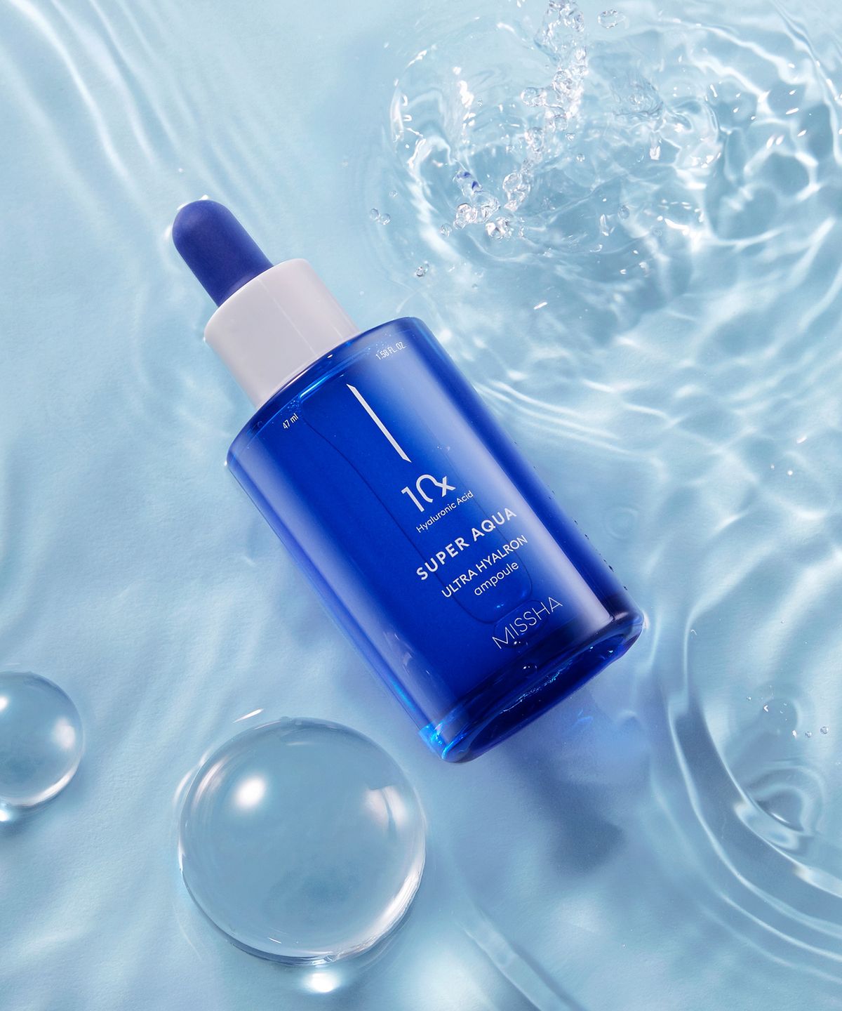 미샤(MISSHA) [2개] 수퍼아쿠아 울트라 히알론 앰플 47ml (+마스크팩 증정)