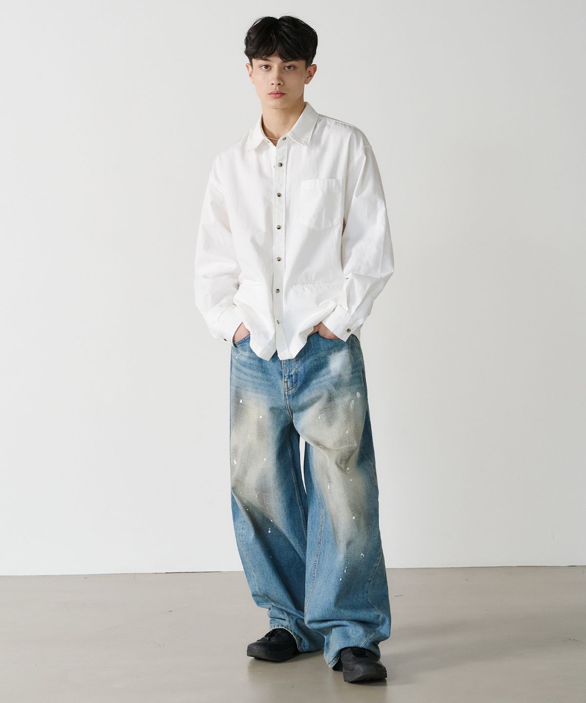 노운(NOUN) cook shirts (white)