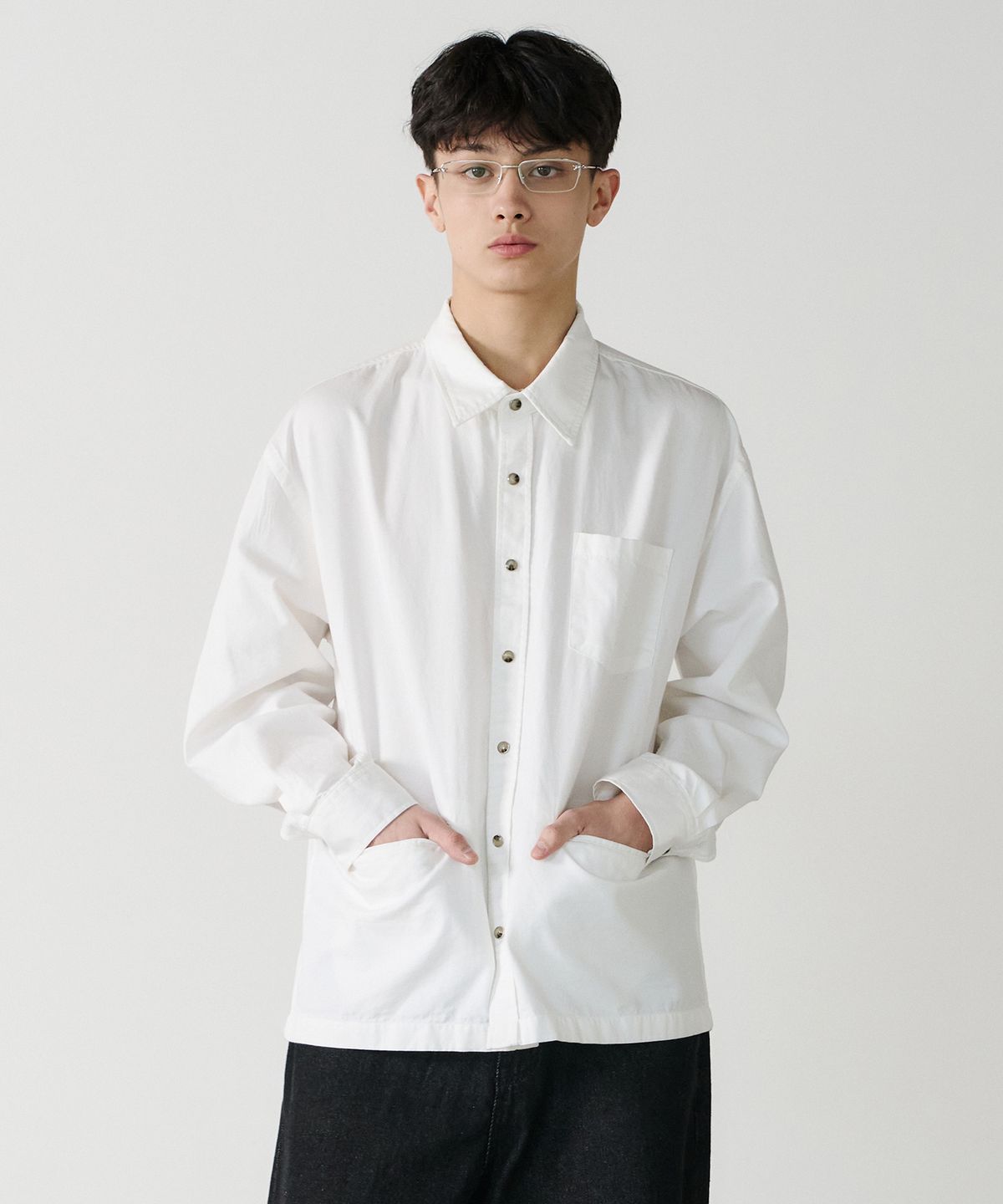 노운(NOUN) cook shirts (white)