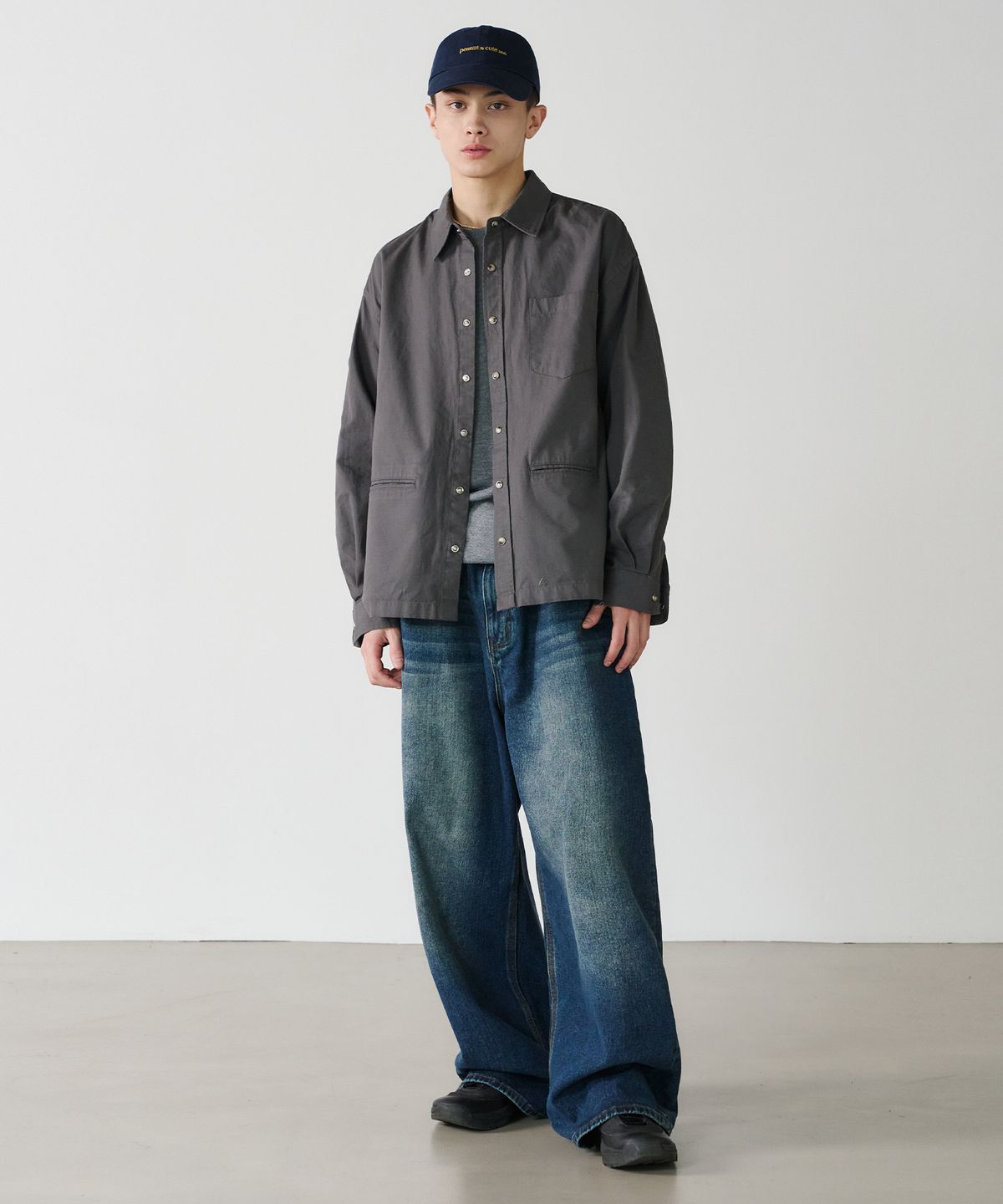 노운(NOUN) cook shirts (charcoal)