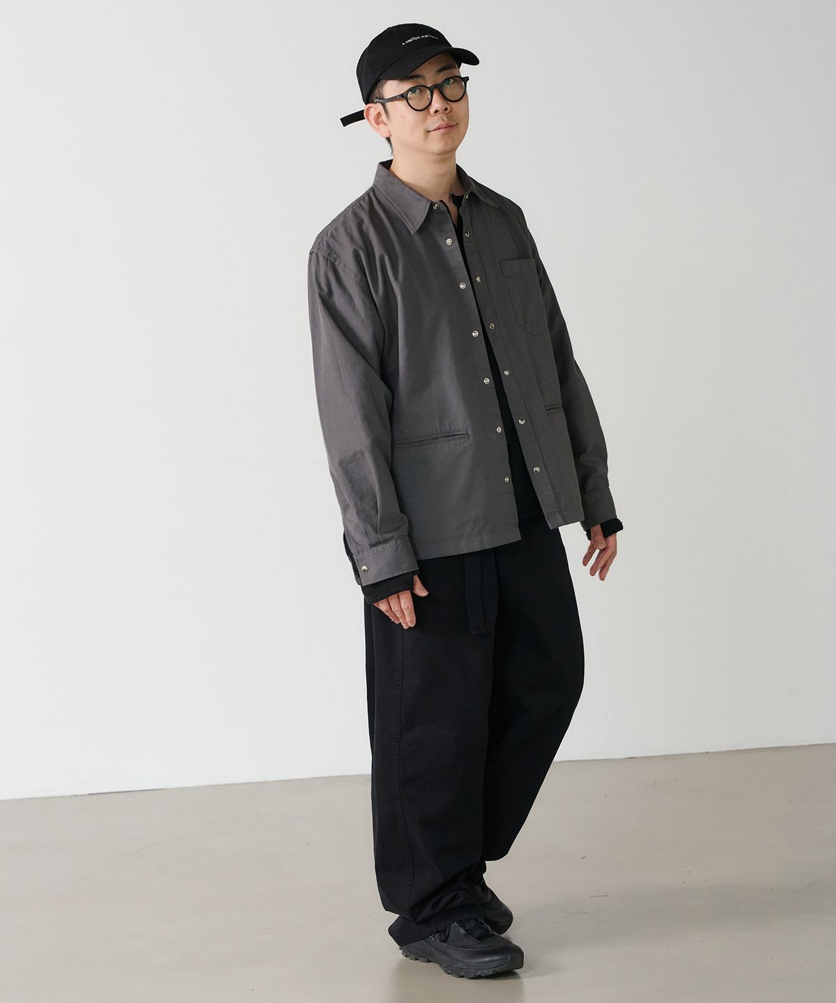 노운(NOUN) cook shirts (charcoal)