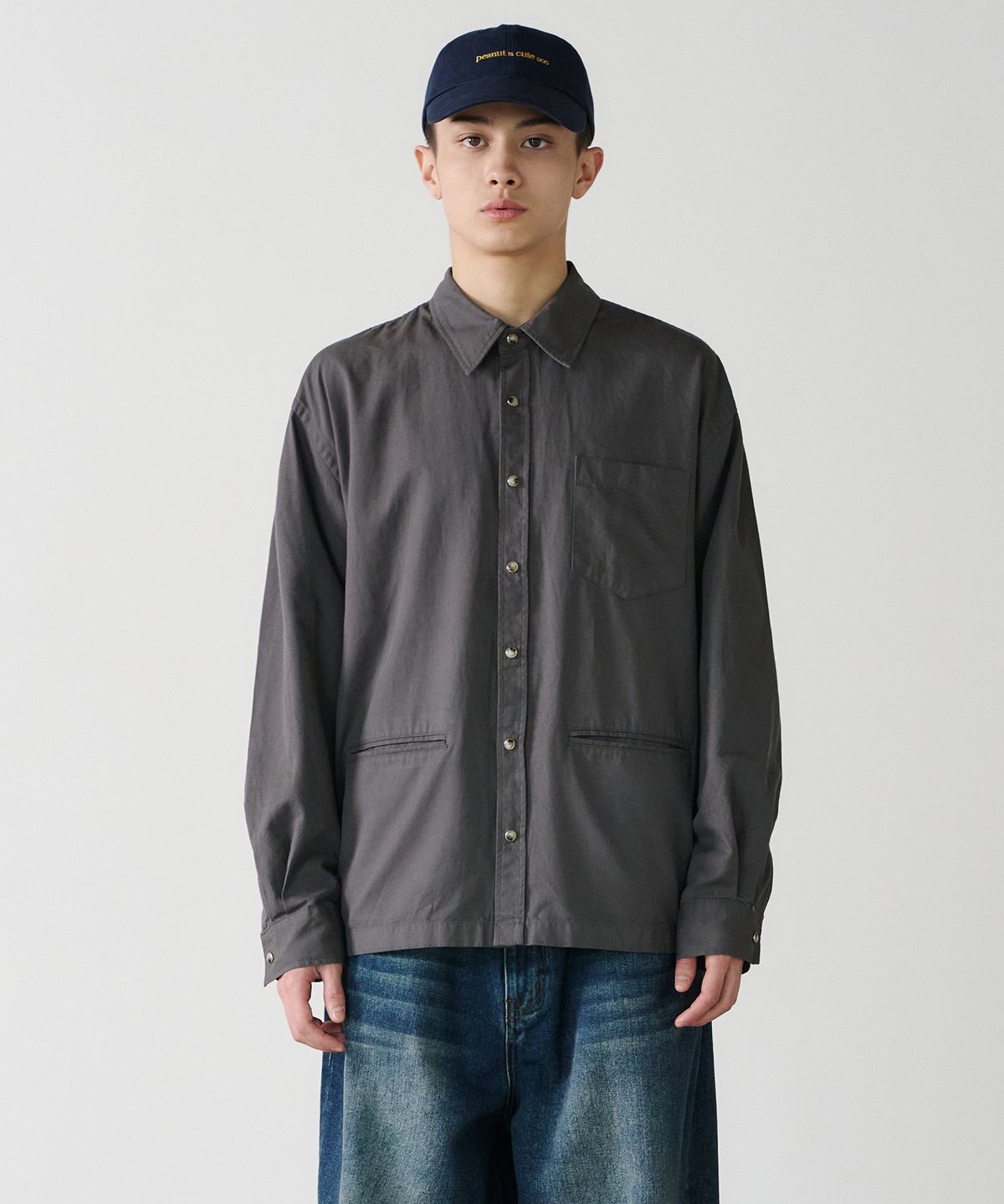 노운(NOUN) cook shirts (charcoal)