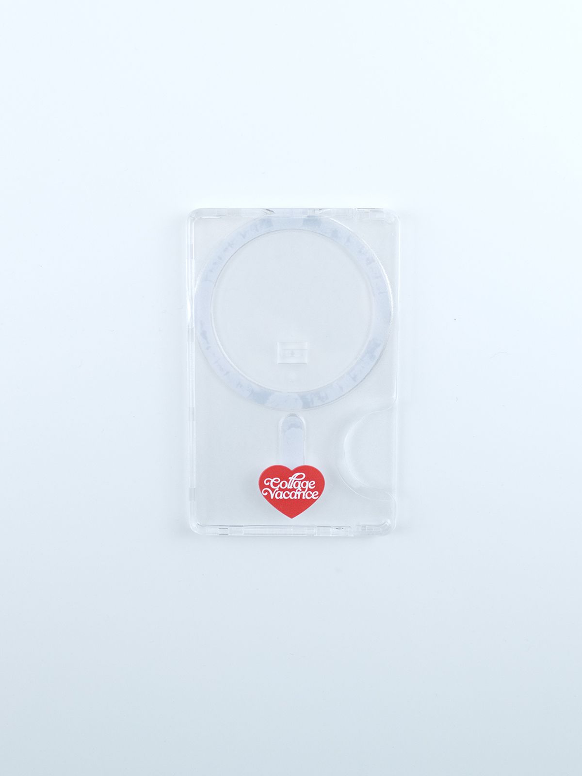 꼴라주바캉스(COLLAGEVACANCE) Lettering Heart Logo Pattern MagSafe Card Wallet (맥세이프 카드지갑)