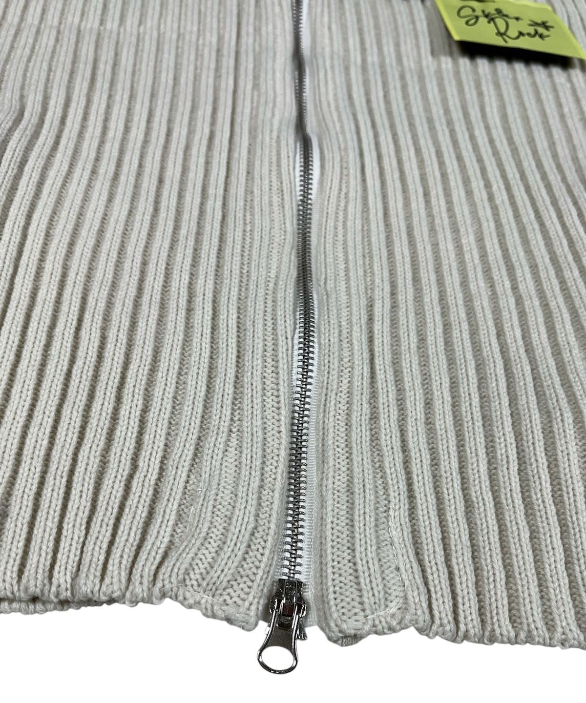스케이터락(SK8ER ROCK) Post-It Knit Zip-Up Jacket ((cream))
